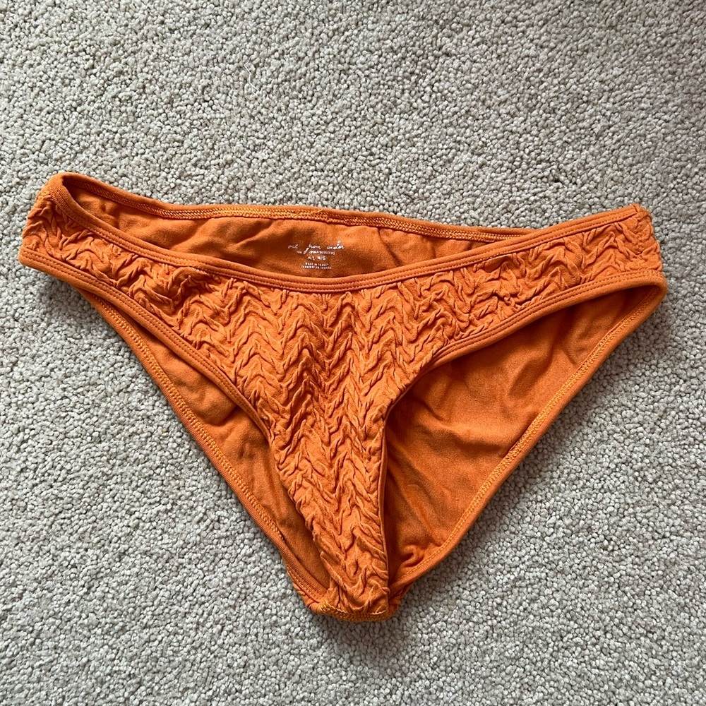 UO orange swimsuit bottoms